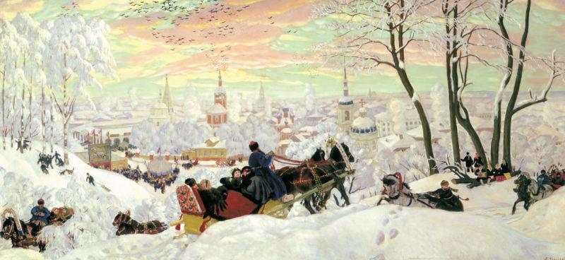 Boris Kustodiev Maslenitsa Tuesday